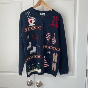 Vintage Christmas sweater - ugly sweater holiday party